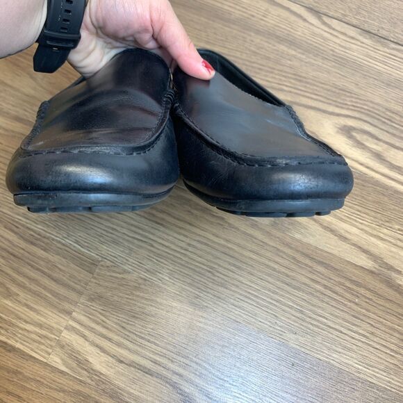 Born Men’s Allan Black Leather Driving Slip-On Loafers Size 10M - Picture 5 of 11